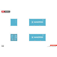 WSI 20ft. container MAERSK BLUE