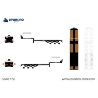 Cavallino 3-axle semi lowloader BASIC LINE