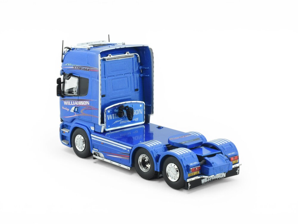 Tekno Tekno Scania R730 Streamline 6x2 sleepas trekker WILLIAMSON