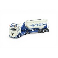 Tekno Scania Next Gen 560R met Feldbinder onderlosser SCHUSTER