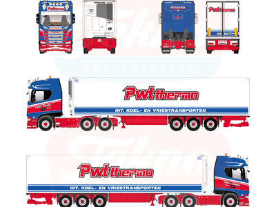 Tekno Tekno Scania NGS Highline met 3-assige koeloplegger PETER WOUTERS