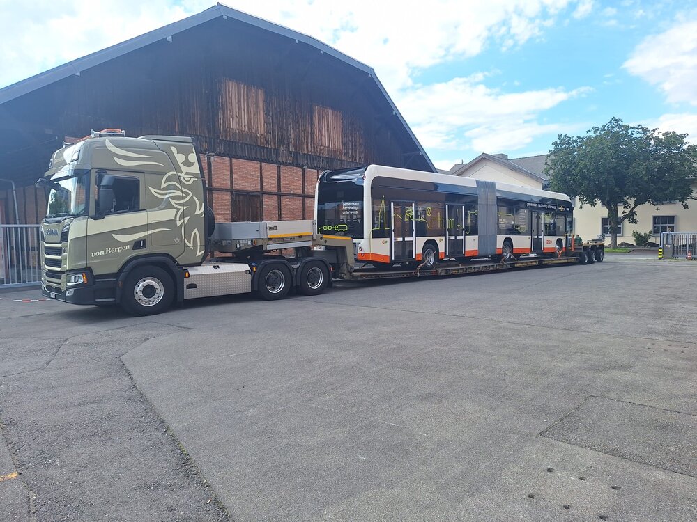 Tekno Tekno Scania Next Gen R- Highline 6x4 with Goldhofer lowloader BERGEN VON