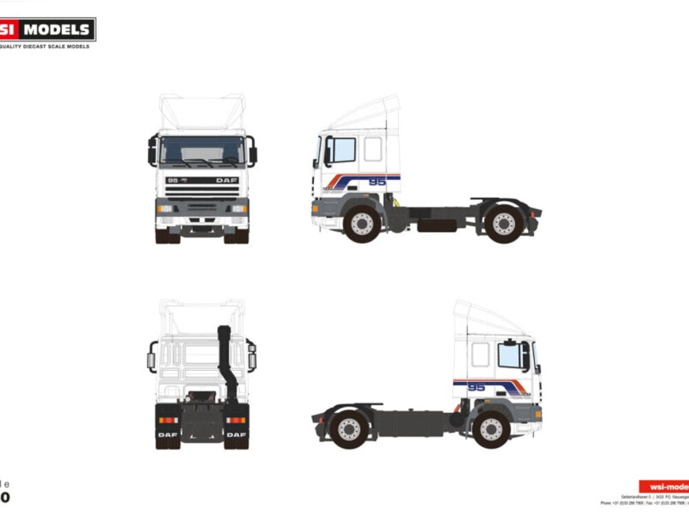WSI WSI DAF 95 Comfort Cab 4x2  PREMIUM LIN
