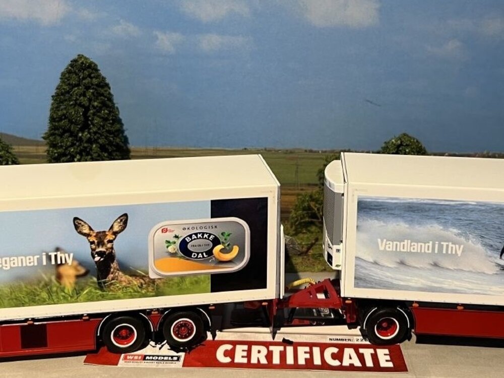 WSI WSI Scania R Highline 6x2 tag axle combi N.C. CHRISTENSEN & SONNER