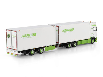 WSI WSI Scania S Highline 6x2 with 5-axle riged reefer truck with reefertrailer HERMUS