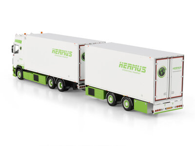 WSI WSI Scania S Highline 6x2 with 5-axle riged reefer truck with reefertrailer HERMUS
