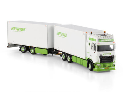WSI WSI Scania S Highline 6x2 with 5-axle riged reefer truck with reefertrailer HERMUS