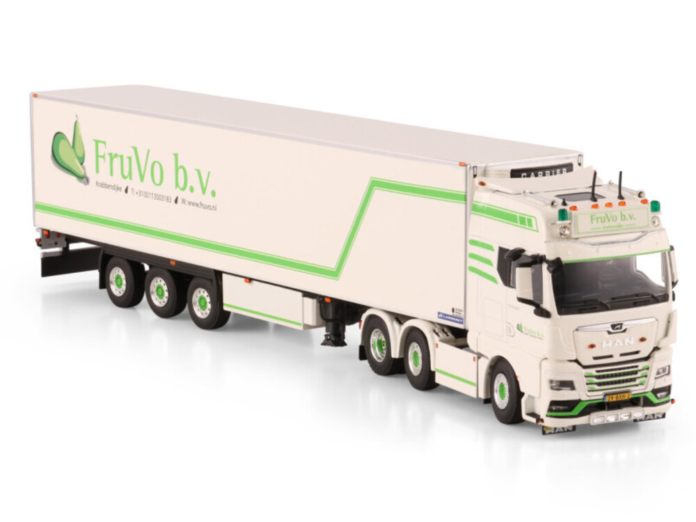 WSI WSI MAN TGX GX 6x2 met 3-as twin steer koeloplegger FRUVO B.V.