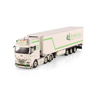 WSI MAN TGX GX 6x2 with 3-axle twin steer reefer trailer  FRUVO B.V.