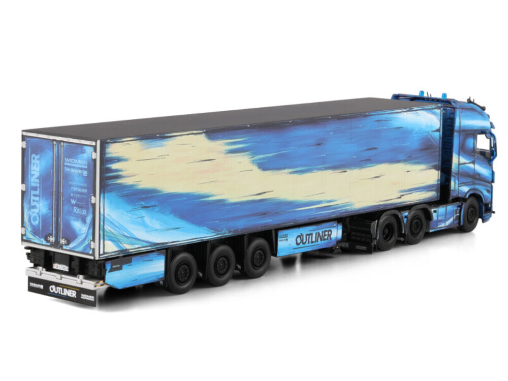 WSI WSI Volvo FH5 Globetrotter XL 6x2 twin steer  with 3-axle reefer trailer THOMANN