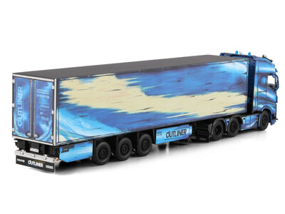 WSI WSI Volvo FH5 Globetrotter XL 6x2 twin steer met 3-assige koeloplegger THOMANN