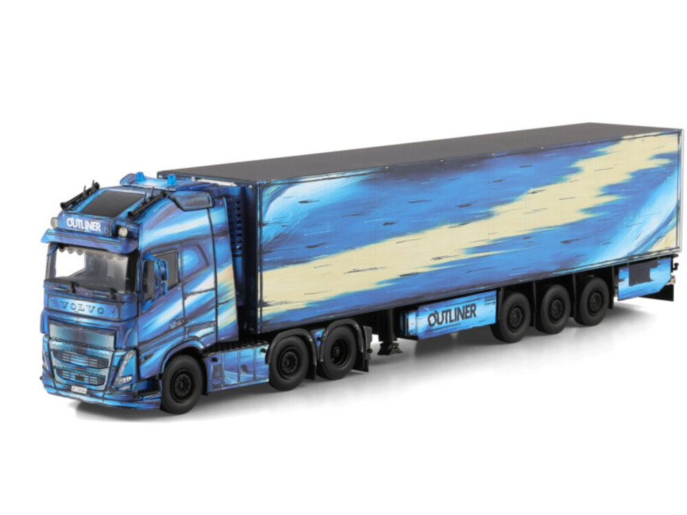 WSI WSI Volvo FH5 Globetrotter XL 6x2 twin steer met 3-assige koeloplegger THOMANN