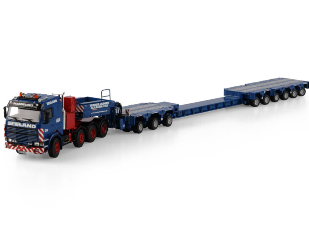 WSI WSI Scania 3-serie 8x4 with 8-axle scheuerle intercombi SEELAND
