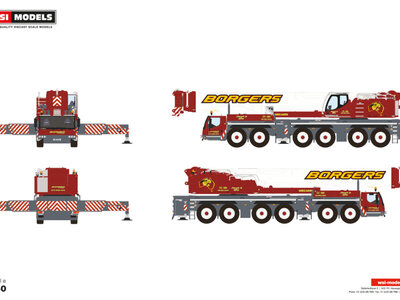 WSI WSI Liebherr LTM 1350-6.1 Mobile crane  BORGER CRANES