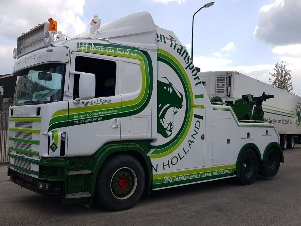 Tekno Tekno Scania 164-480 recovery vehicle "Takeltje" PATRICK VAN DER HOEVEN
