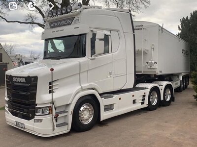 WSI  Vlastuin Torpedo 6x2 with 3-axle tipping trailer R & F ATKINSON FARMS Ltd Cumbria England