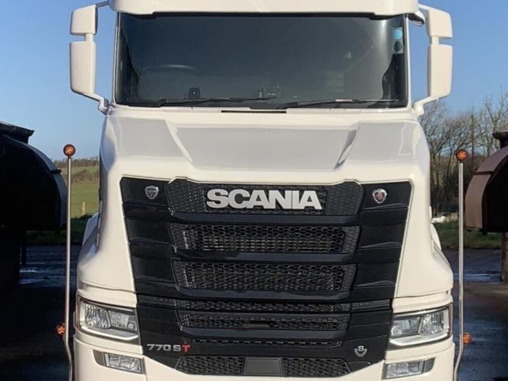 WSI  Vlastuin Torpedo 6x2 with 3-axle tipping trailer R & F ATKINSON FARMS Ltd Cumbria England