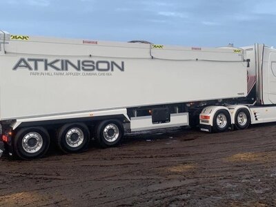 WSI  Vlastuin Torpedo 6x2 with 3-axle tipping trailer R & F ATKINSON FARMS Ltd Cumbria England