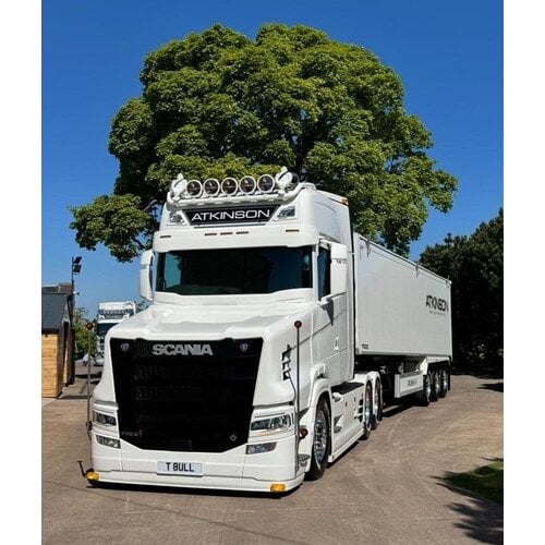 WSI WSI Scania Vlastuin Torpedo 6x2 with 3-axle tipping trailer R & F ATKINSON FARMS Ltd Cumbria England