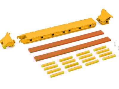 WSI WSI Scheuerle inter combi set parts : Spine bed yellow PREMIUM LINE