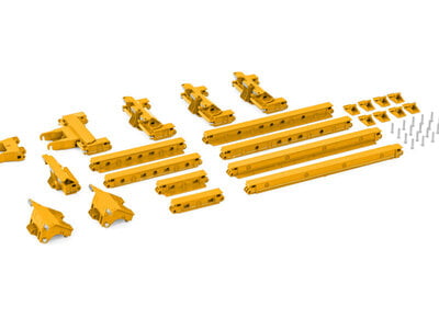 WSI WSI Scheuerle inter combi set parts : vessel beds yellow PREMIUM LINE