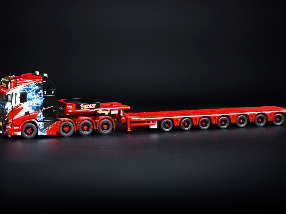 IMC IMC Scania S High Line 8x4 with 7-axle Nooteboom MCO semi low loader TAPANI