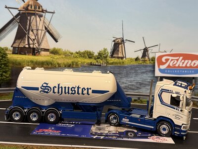 Tekno Tekno Scania Next Gen 560R met Feldbinder onderlosser SCHUSTER