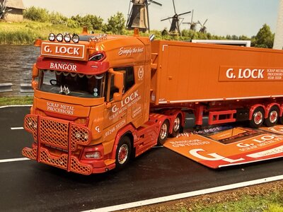 WSI WSI DAF XG+ 6X2 with 3-axle tipper trailer G-LOCK METAL PROCESSORS NORTH WALES