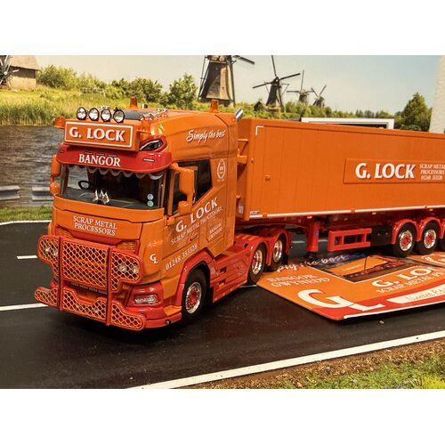 WSI WSI DAF XG+ 6X2 with 3-axle tipper trailer G-LOCK METAL PROCESSORS NORTH WALES