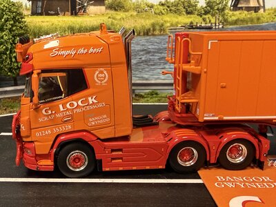 WSI WSI DAF XG+ 6X2 with 3-axle tipper trailer G-LOCK METAL PROCESSORS NORTH WALES
