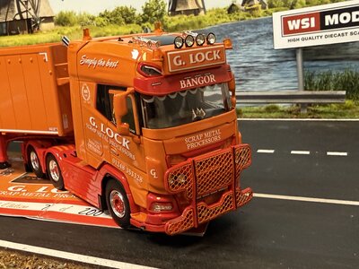 WSI WSI DAF XG+ 6X2 with 3-axle tipper trailer G-LOCK METAL PROCESSORS NORTH WALES