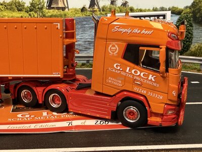 WSI WSI DAF XG+ 6X2 with 3-axle tipper trailer G-LOCK METAL PROCESSORS NORTH WALES