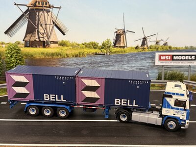 WSI WSI Volvo F12 Glob. with 3-axle container trailer + 2 x 20ft. container TAALE TRANSPORT