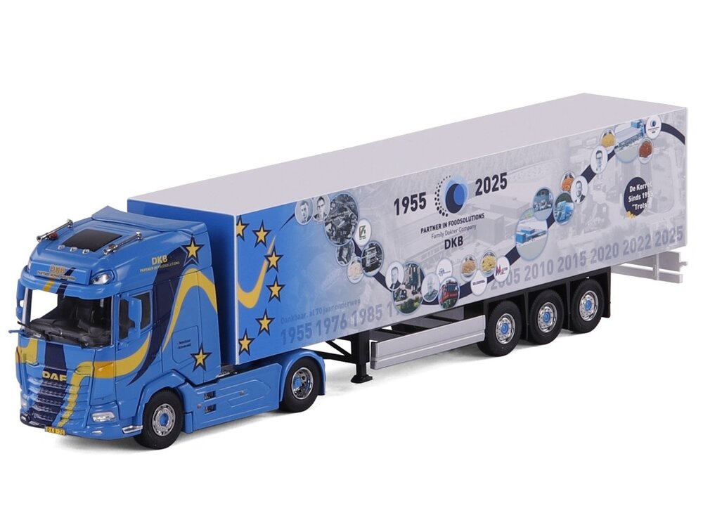 Cavallino Cavallino DAF XG+ met 3-as kastenoplegger DKB FOODSOLUTIONS