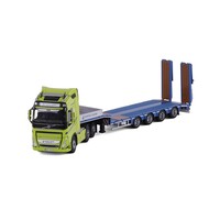 Cavallino Volvo FH5 Globetrotter 6x2 with 4-axle semi-lowloader NORDIC CRANE