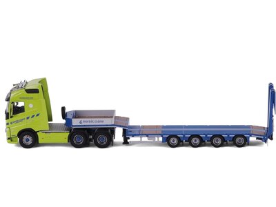 Cavallino Cavallino Volvo FH5 Globetrotter 6x2 met 4-as semi dieplader NORDIC CRANE