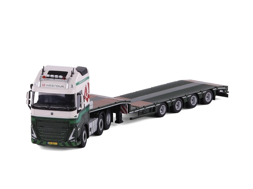Cavallino Cavallino Volvo FH5 Globetrotter XL 6x2 with 4-axle semi-lowloader WESTDIJK
