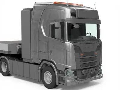 Tekno Tekno Scania NG CS23H 6x4 met wielkuil semi (EK) TRACTOR KIT