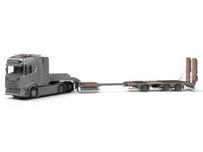 Tekno Tekno Scania NG CS23H 6x4 met wielkuil semi (EK) TRACTOR KIT