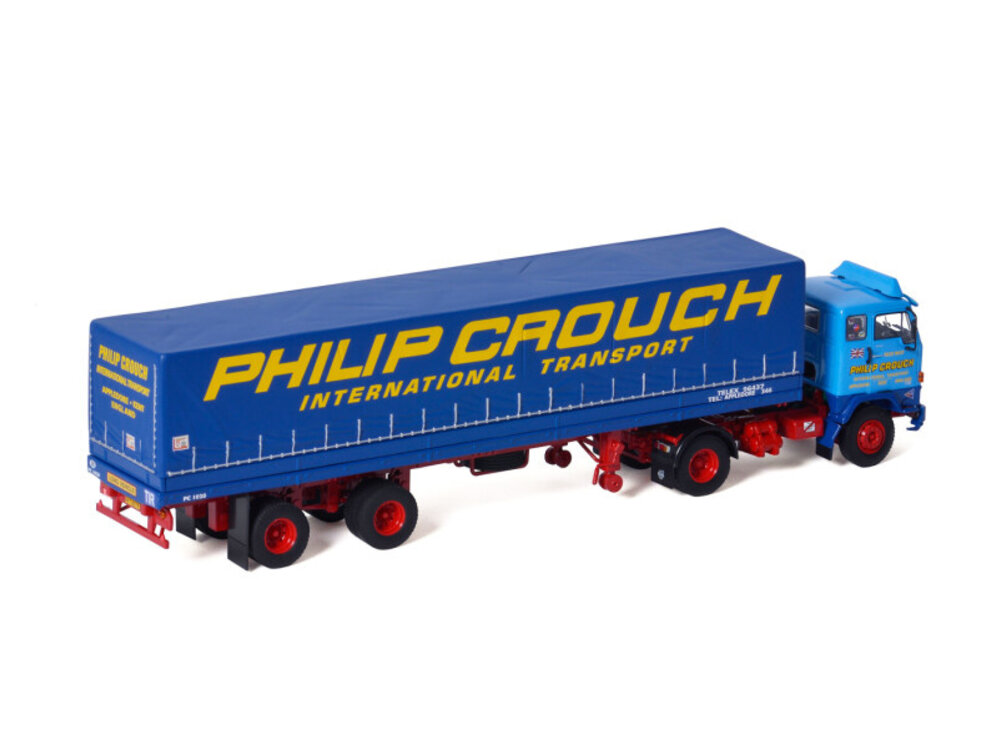 WSI WSI  Volvo F88 4x2 with 2-axle curtainside classic trailer PHILIP CROUCH