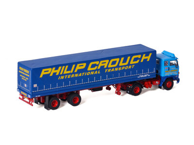 WSI WSI  Volvo F88 4x2 with 2-axle curtainside classic trailer PHILIP CROUCH