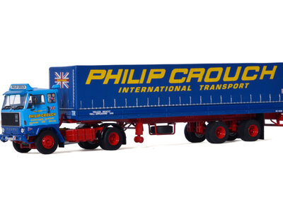 WSI WSI  Volvo F88 4x2 with 2-axle curtainside classic trailer PHILIP CROUCH