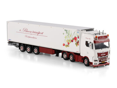 WSI WSI MAN TGX GX 6x2 with 3-axle reefer trailer VAN RHOON TRANSPORT