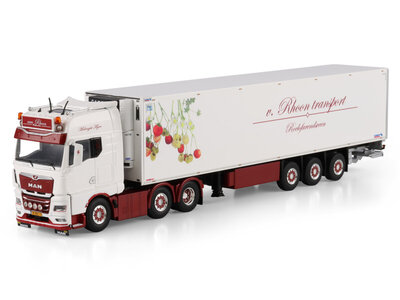 WSI WSI MAN TGX GX 6x2 met 3-as koeloplegger VAN RHOON TRANSPORT
