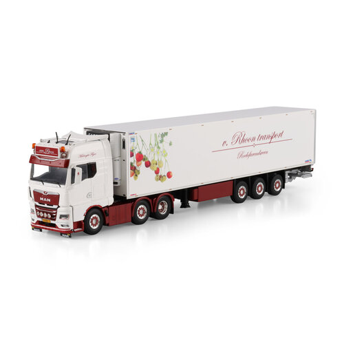 WSI WSI MAN TGX GX 6x2 with 3-axle reefer trailer VAN RHOON TRANSPORT
