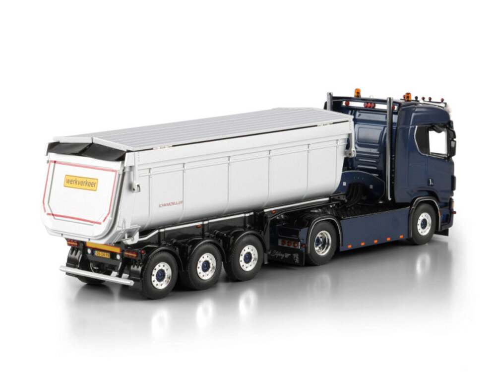 WSI WSI Scania S Normal 4x2 with 3-axle non steering tipper trailer LOONBEDRIJF V.D. PUT