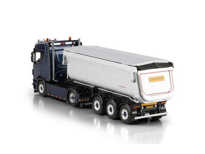 WSI WSI Scania S Normal 4x2 met 3-assige niet stuurend kipper trailer LOONBEDRIJF V.D. PUT