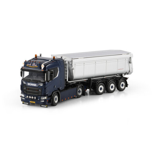 WSI WSI Scania S Normal 4x2 with 3-axle non steering tipper trailer LOONBEDRIJF V.D. PUT