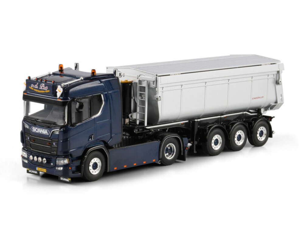 WSI WSI Scania S Normal 4x2 met 3-assige niet stuurend kipper trailer LOONBEDRIJF V.D. PUT