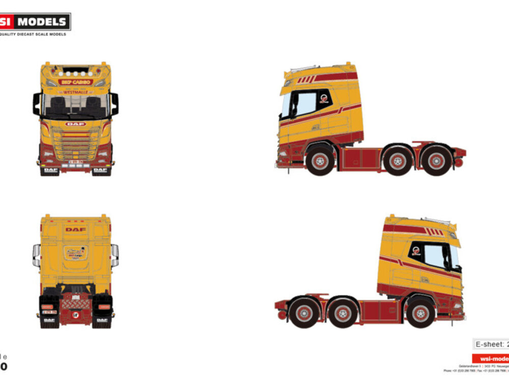 WSI WSI DAF XG+ 6x2 BKP CARGO